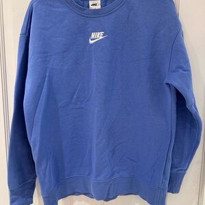 Nike Kids Crewneck in Vibrant Blue